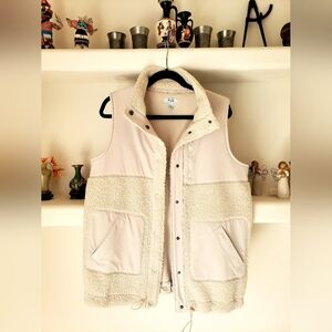 Women's FLX Snap-Front Boucle Mixed-Media Vest